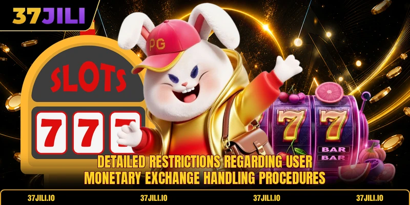 Detailed restrictions regarding user monetary exchange handling procedures Detailed restrictions regarding user monetary exchange handling procedures
