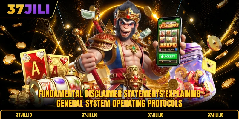 Fundamental disclaimer statements explaining general system operating protocols Fundamental disclaimer statements explaining general system operating protocols