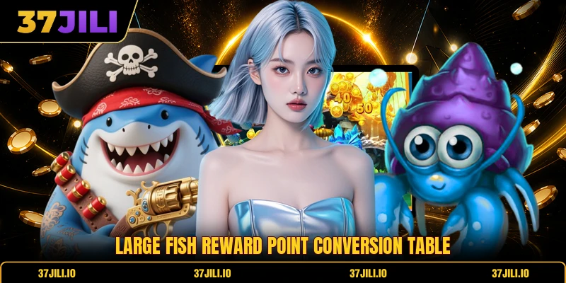 Large fish reward point conversion table