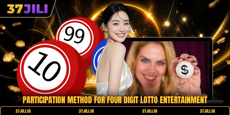 Participation method for four digit lotto entertainment Participation method for four digit lotto entertainment