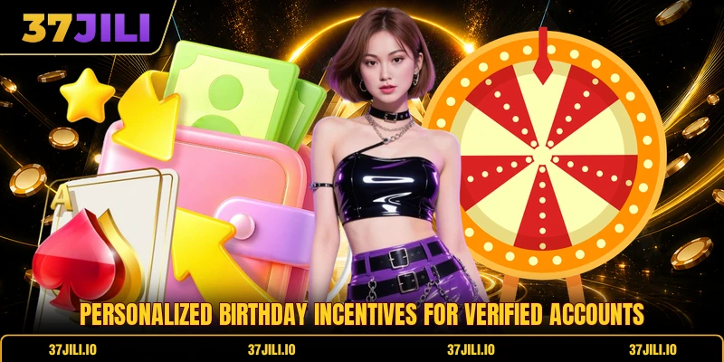 Personalized birthday incentives for verified accounts