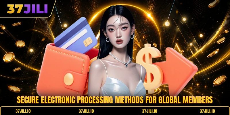 Secure electronic processing methods for global members Secure electronic processing methods for global members