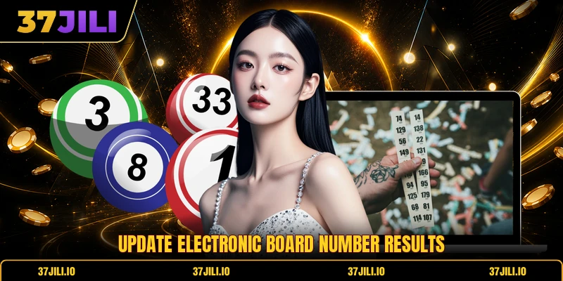 Update electronic board number results