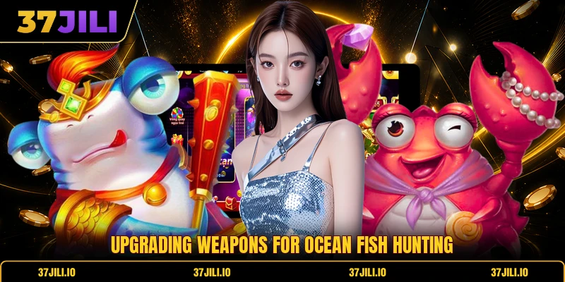 Upgrading weapons for ocean fish hunting Upgrading weapons for ocean fish hunting