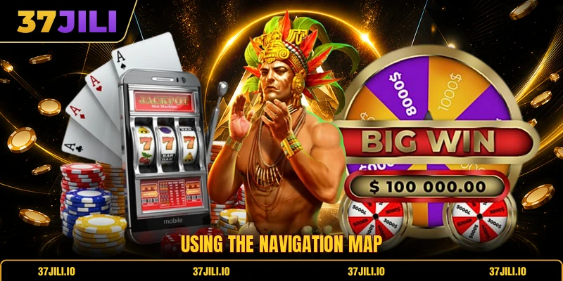 Using the navigation map